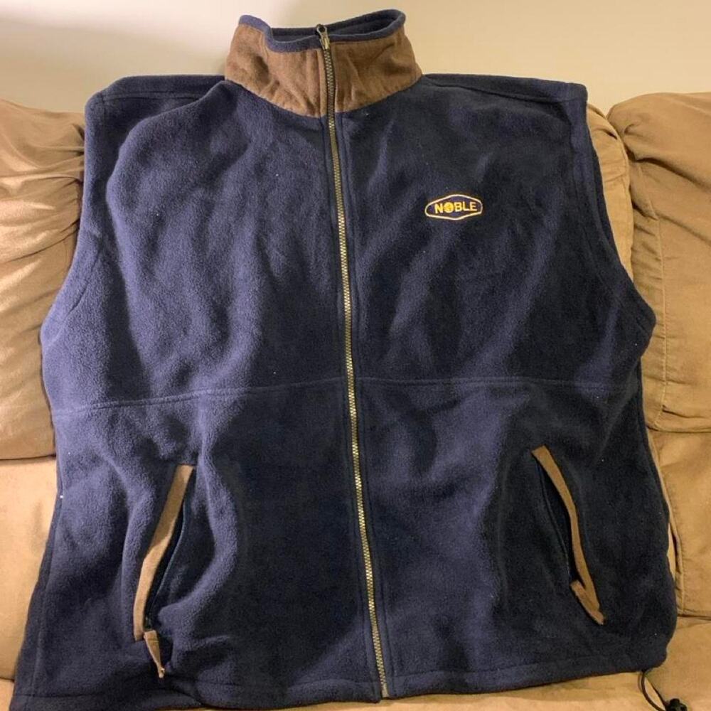vintage 90s/Y2K North End "All Climate Wear" heavy-weight polar fleece vest